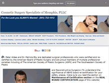 Tablet Screenshot of cosmeticsurgeryspecialists.org